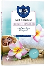 Düfte, Parfümerie und Kosmetik Teekerzen-Set - Bispol Aura Self Care Spa Scented Candles