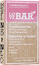 Düfte, Parfümerie und Kosmetik Fester Conditioner für trockenes und strapaziertes Haar mit Arganöl und Ingwer - Love Bar Detox & Sebum Control Shampoo Bar