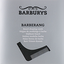 Bart-Trimm-Kamm - Barburys Barberang Beard Shaping Comb — Bild N3