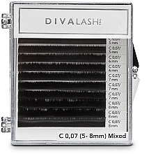 Düfte, Parfümerie und Kosmetik Wimpernbüschel C 0.07 (5-8mm) 10 Reihen - Divalashpro