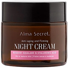 Düfte, Parfümerie und Kosmetik Anti-Aging-Nachtcreme für empfindliche Haut - Alma Secret Anti-aging and Firming Night Cream