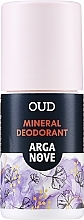 Düfte, Parfümerie und Kosmetik Natürlicher mineralischer Deo Roll-on Agarbaum - Arganove Oud Roll-On Deodorant