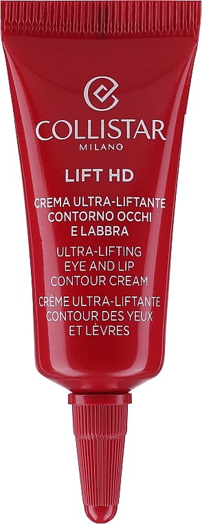 GESCHENK! Lifting-Creme für die Haut um Augen und Lippen - Collistar Lift HD Ultra Lifting Eyes And Lips Cream (Probe)  — Bild N1