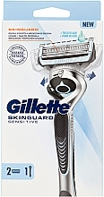 Düfte, Parfümerie und Kosmetik Rasierer mit 2 Ersatzklingen - Gillette SkinGuard Sensitive