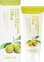 Feuchtigkeitsspendende Handcreme mit Olivenöl - Lebelage Daily Moisturizing Olive Hand Cream — Bild N2