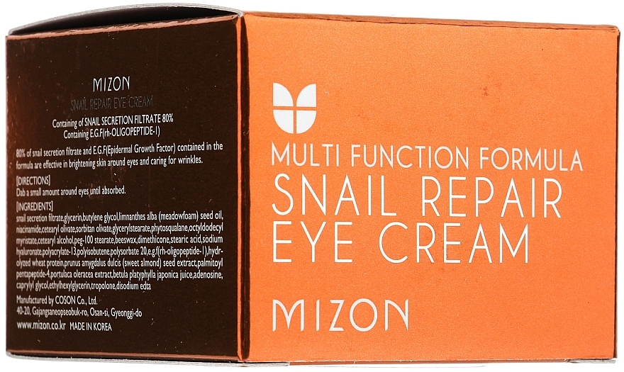 Reparierende Augenkonturcreme mit Schneckenextrakt - Mizon Snail Repair Eye Cream — Bild N2