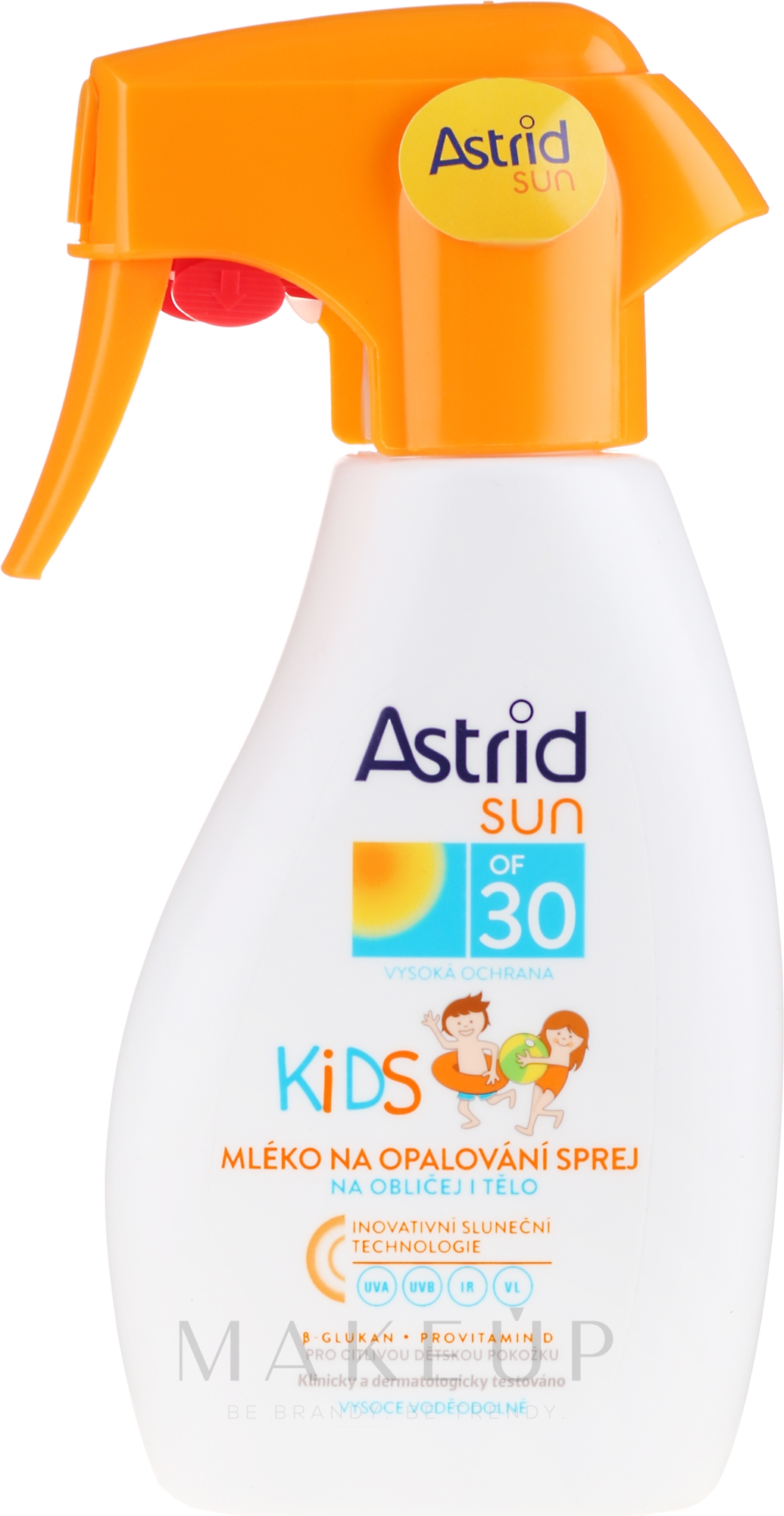 Sonnenschutzmilch-Spray für Kinder SPF 30 - Astrid Sun Kids Milk Spray SPF 30 — Bild 200 ml