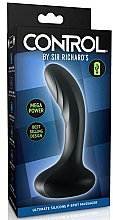 Prostatavibrator schwarz - PipeDream Sir Richard's Control Ulitimate Silicone P-Spot Massager Black — Bild N2