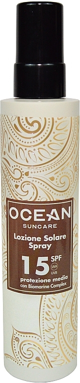 Sonnenschutzspray-Lotion SPF 15  - Emocean Ocean Suncare Lozione Solare Spray SPF15  — Bild N1