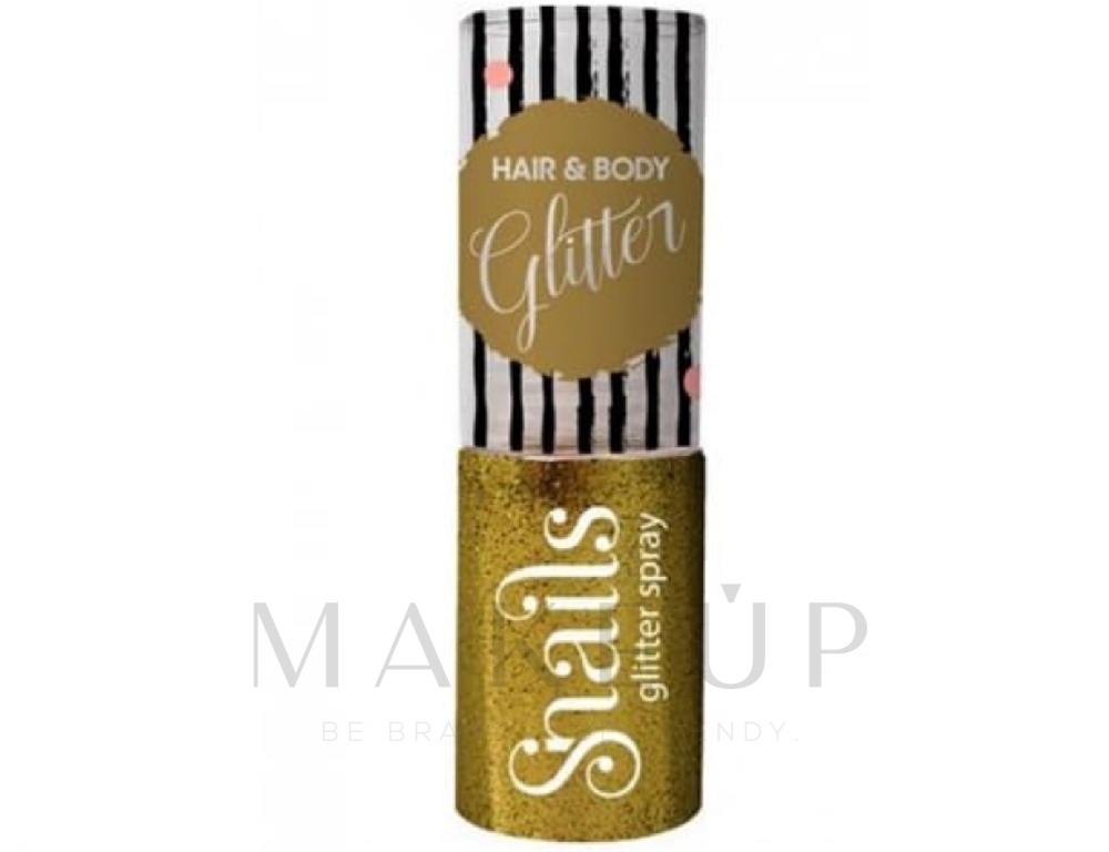 Spray für Haar und Körper - Snails Body And Hair Glitter Spray — Bild Gold