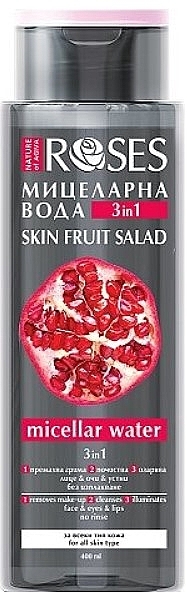 Mizellenwasser mit Granatapfelextrakt und Rosenwasser - Nature of Agiva Roses Skin Fruit Salad Micellar Water — Bild N1