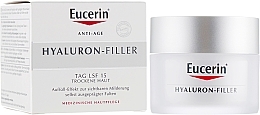 Anti-Falten-Tagescreme für trockene und empfindliche Haut - Eucerin Hyaluron-Filler Day Cream For Dry Skin (Refill)  — Bild N3