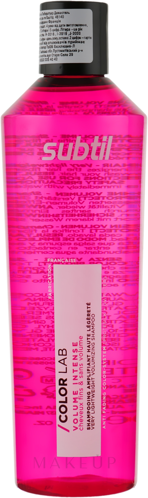 Shampoo für feines Haar - Laboratoire Ducastel Subtil Color Lab Volume Intense Very Lightweight Volumizing Shampoo — Bild 300 ml