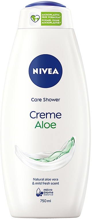 Creme-Duschgel mit natürlicher Aloe Vera & mildem frischem Duft - Nivea Care Shower Cream Natural Aloe Vera