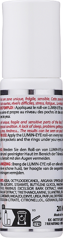 Roll-on gegen Tränensäcke und Augenringe - Institut Claude Bell Roll-on Lumin Eye — Bild N2