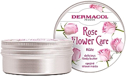 Pflegende Körperbutter mit Arganöl, Panthenol und Rosenblütenduft - Dermacol Rose Flower Care Body Butter — Bild N1
