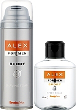 Düfte, Parfümerie und Kosmetik Set - Bradoline Alex Sport (shave/foam/200ml + aft/shave/100ml)