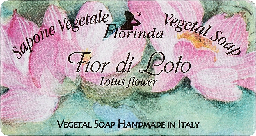 Naturseife Lotosblume - Florinda Sapone Vegetale Vegetal Soap Lotus Flower