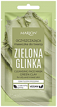 Reinigungsmaske mit grüner Tonerde - Marion Cleansing Face Mask Green Clay — Bild N1