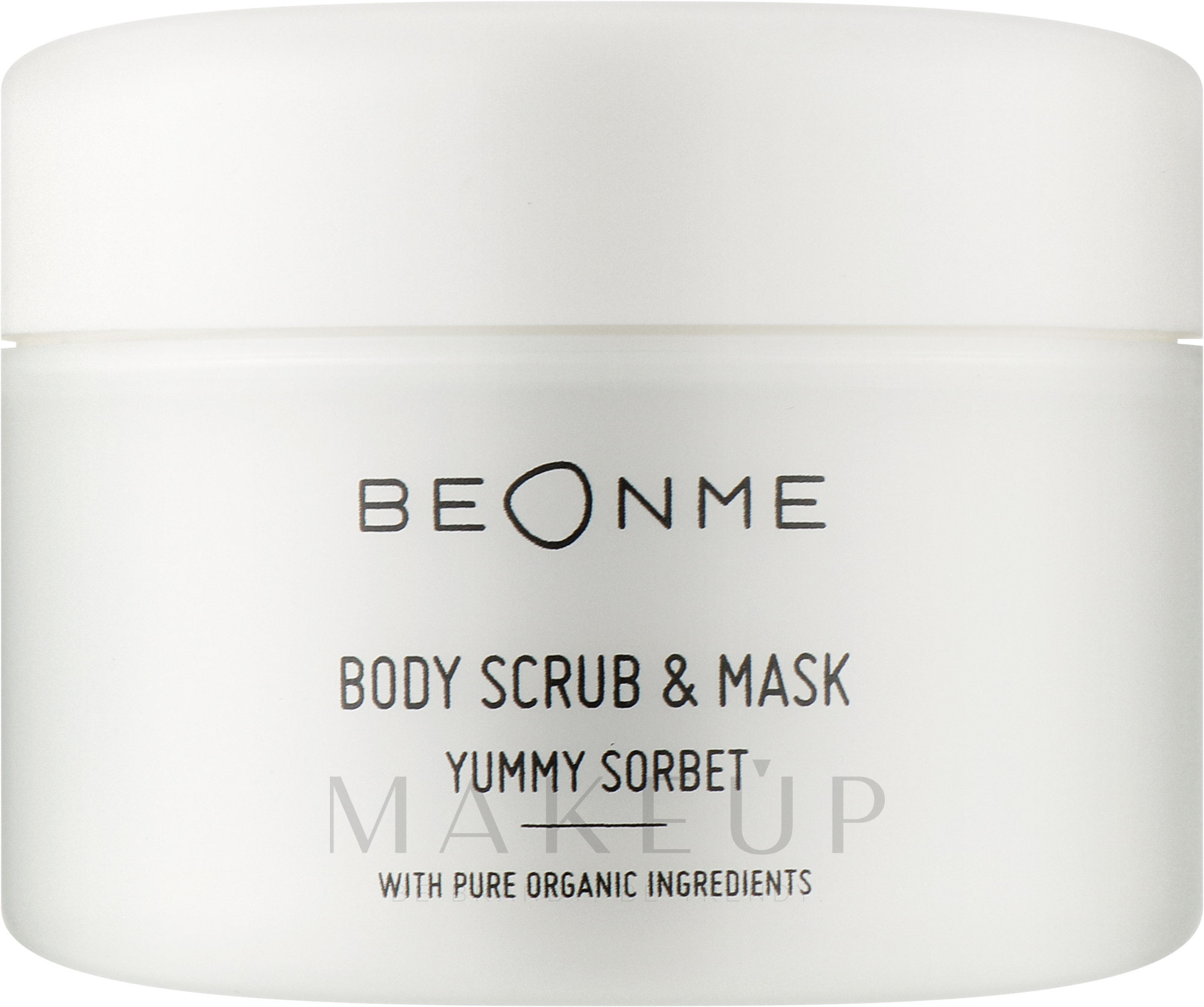 Körperpeeling-Maske - BeOnMe Body Scrub & Mask Yummy Sorbet — Bild 250 ml