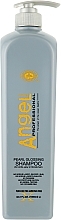 Shampoo für weißes, graues oder blondes Haar - Angel Professional Paris Perl Glossing Shampoo — Bild N3