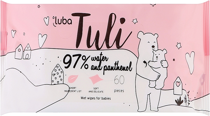 Feuchttücher für Babys mit Pathenol - Luba Tulli Baby Pantenol Wipes — Bild N1