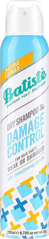 Trockenshampoo für geschädigtes und strapaziertes Haar mit Avocadoextrakt und Keratin - Batiste Dry Shampoo Damage Control — Bild N3