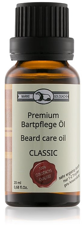 Bartöl - Golddachs Beard Oil Classic — Bild N1