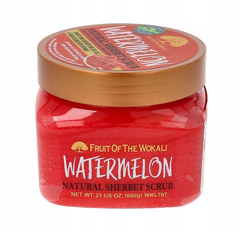 Natürliches Peeling-Sorbet Wassermelone - Wokali Natural Sherbet Scrub Watermelon — Bild N2