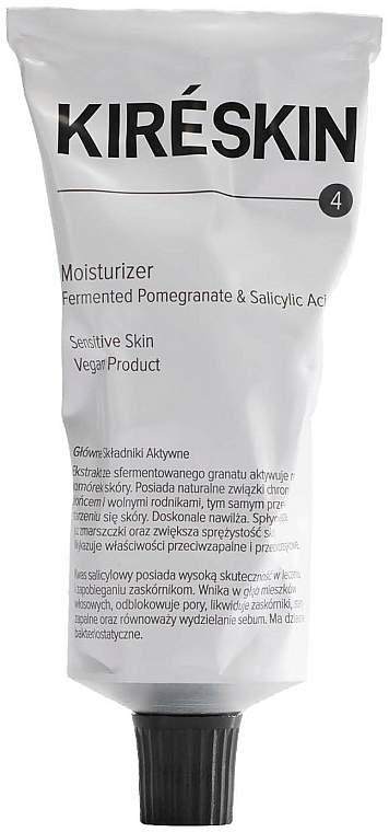 Feuchtigkeitsspendende Gesichtscreme mit fermentiertem Granatapfel und Salicylsäure - Kire Skin Fermented Pomegranate & Salicylic Acid Moisturizer — Bild N1