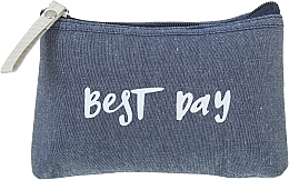 Kosmetiktasche Best Day blau - Cosmo Shop — Bild N1