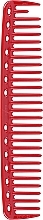 Düfte, Parfümerie und Kosmetik Haarschneidekamm 200 mm rot - Y.S.Park Professional 452 Big Hearted Combs Red