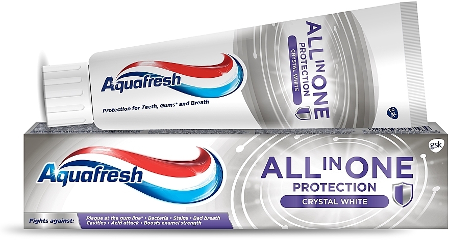 Zahnpasta - Aquafresh All In One Crystal White — Bild N3