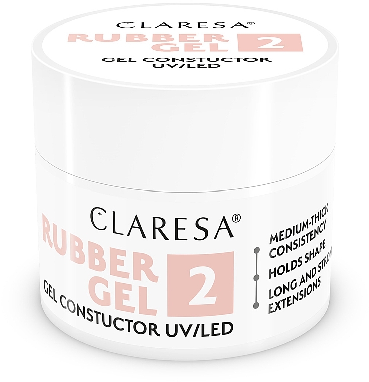 Gel zur Nagelverlängerung 90 g - Claresa Rubber Gel — Bild N1