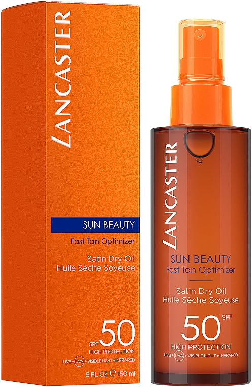 Bräunungsöl SPF 50 - Lancaster Sun Beauty Dry Oil Fast Tan SPF50 — Bild N2