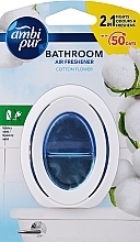 Düfte, Parfümerie und Kosmetik Lufterfrischer für das Badezimmer Baumwollblumen - Ambi Pur Bathroom Cotton Flower Scent Up 50 Days
