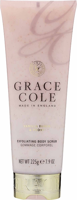 Körperpeeling mit Vanille- und Pfingstrosenduft - Grace Cole Vanilla Blush & Peony Body Scrub — Bild N1