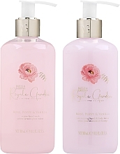 Set - Baylis & Harding Royale Garden Rose, Poppy & Vanilla Luxury Hand Care Gift Set (h/soap/300ml + b/h/lot/300ml) — Bild N2