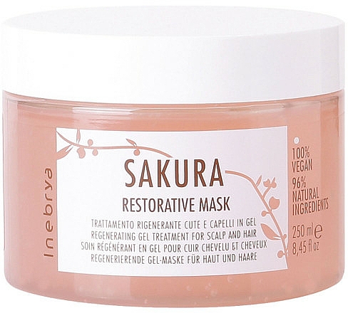 Regenerierende Maske für Kopfhaut und Haar mit Kirschblütenextrakt - Inebrya Sakura Restorative Mask — Bild N2