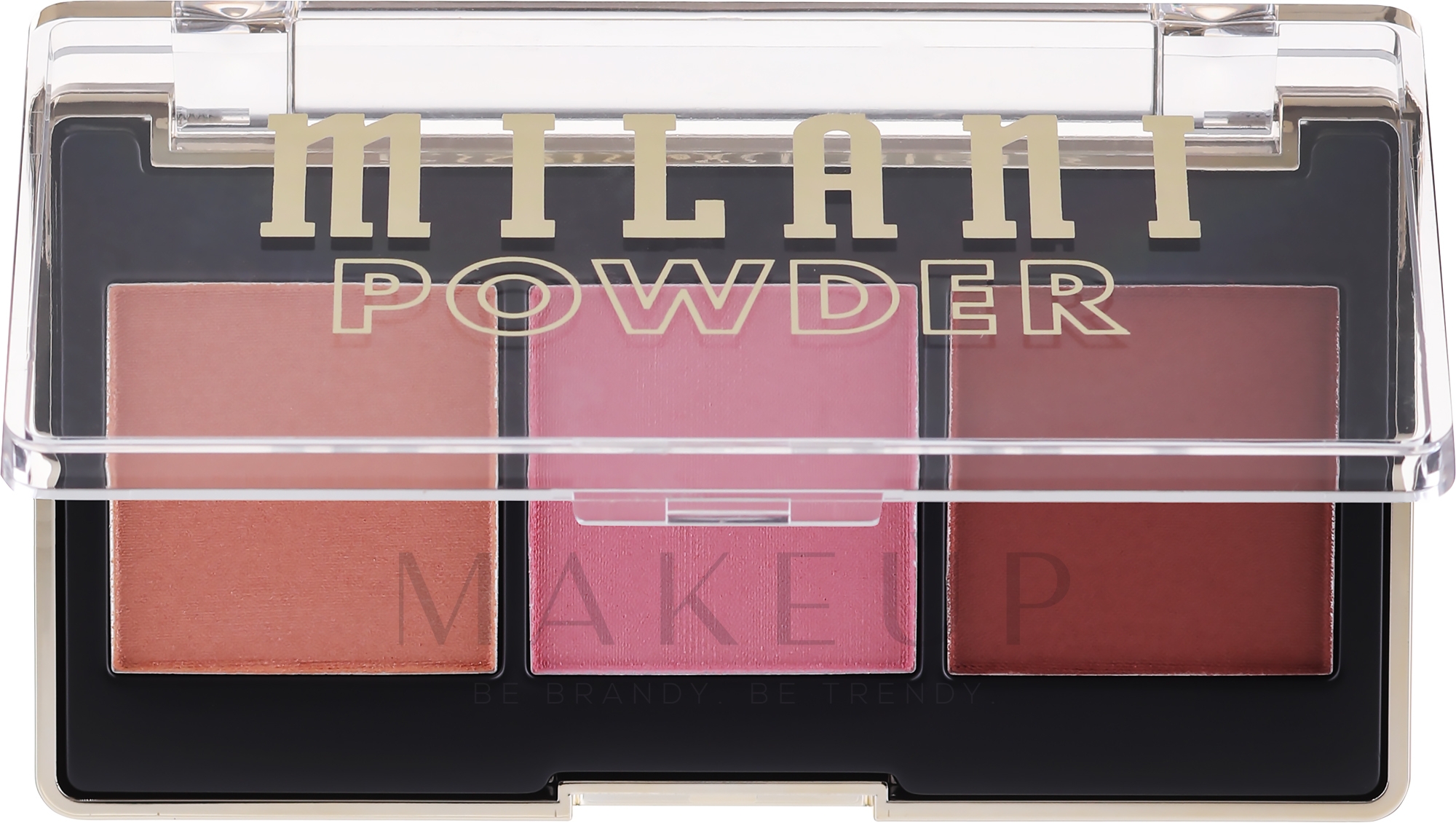 Puder-Rouge-Palette - Milani Cheek Kiss Blush Palette Powder — Bild Golden Hour Glow