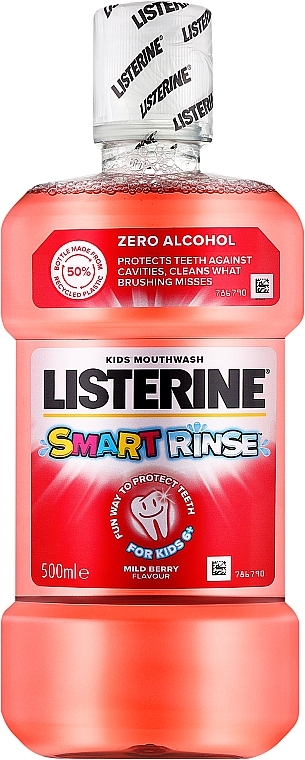 Mundspülung für Kinder mit Beerengeschmack 6+ Jahre - Listerine Smart Rinse Berry — Bild N1