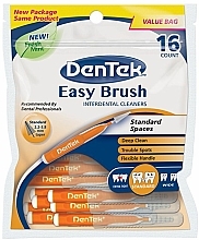 Düfte, Parfümerie und Kosmetik Interdentalbürsten - DenTek Easy Brush Interdental Cleaners Standart Spaces