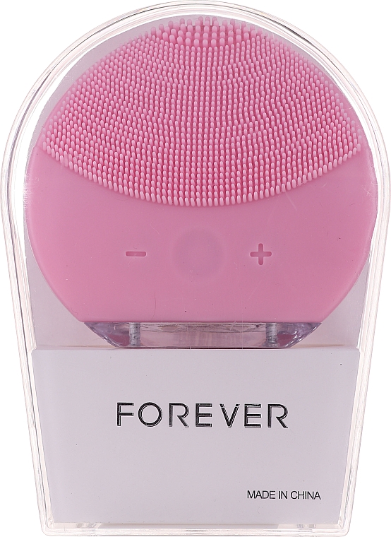 Reinigende Smart-Massagebürste für das Gesicht Lina Mini pink - Forever Lina Mini Facial Cleansing Brush Pink