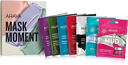 Düfte, Parfümerie und Kosmetik Gesichtsmasken-Set - Ahava Kit 7 Masks Moment (f/mask/5x8ml + f/mask/2x6ml)
