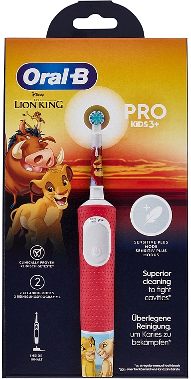 Elektrische Zahnbürste für Kinder, Der König der Löwen - Oral-B Pro Kids 3+ Disney Der König der Löwen — Bild N1