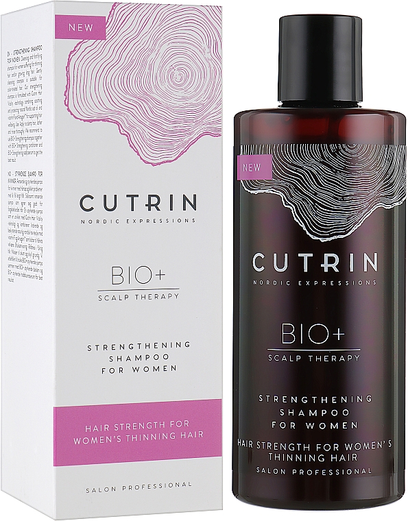 Stärkendes Shampoo für dünnes Haar - Cutrin Bio+ Strengthening Shampoo — Bild N1