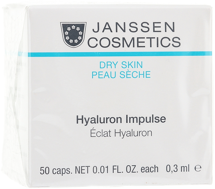 Pflegekapseln für Gesicht mit Hyaluronsäure 50 St. - Janssen Cosmetics Hyaluron Impulse — Bild N1