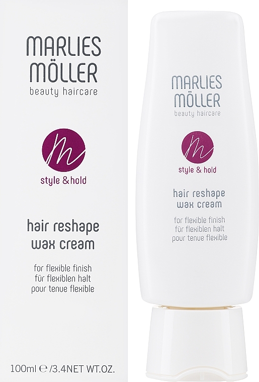 Haarwachs für flexiblen Halt - Marlies Moller Style & Hold Hair Reshape Wax Cream — Bild N2