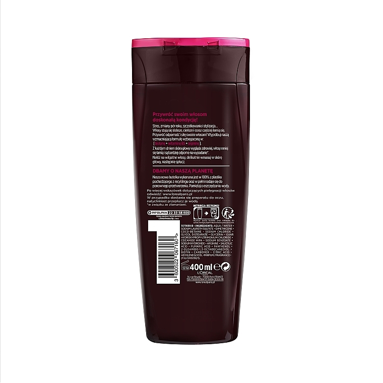 Stärkendes Shampoo für schwaches und zu Haarausfall neigendes Haar - L'Oreal Paris Elseve Full Resist Arginine Shampoo — Bild N4