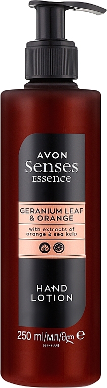 Handlotion Geranienblatt und Orange - Avon Senses Essence Geranium Leaf & Orange Hand Lotion — Bild N1